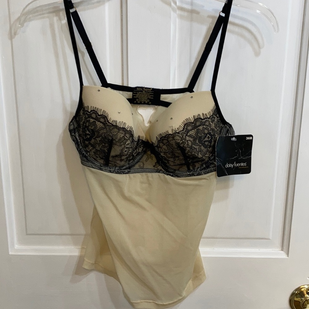 Black/Ivory 36B Lingerie
